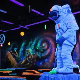 Cosmic Mayhem: Black Light Mini Golf and Bar